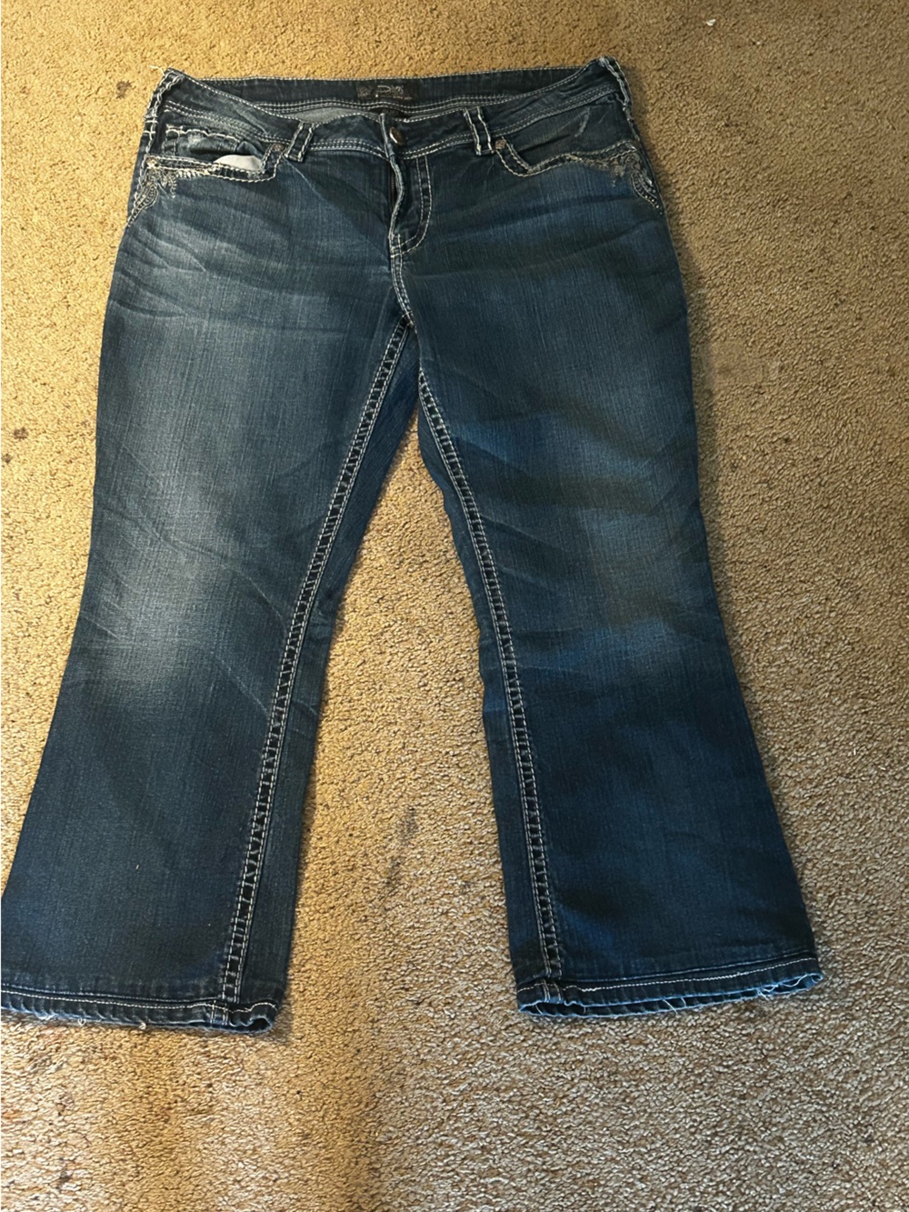 Silver Jeans Women's Dark Wash Bootcut Jeans